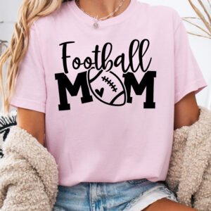 Football Mom Shirt Comfort Colors Tee - Image 6
