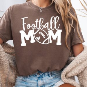 Football Mom Shirt Comfort Colors Tee
