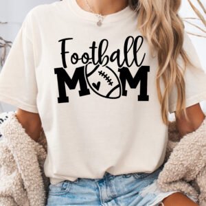 Football Mom Shirt Comfort Colors Tee - Image 8