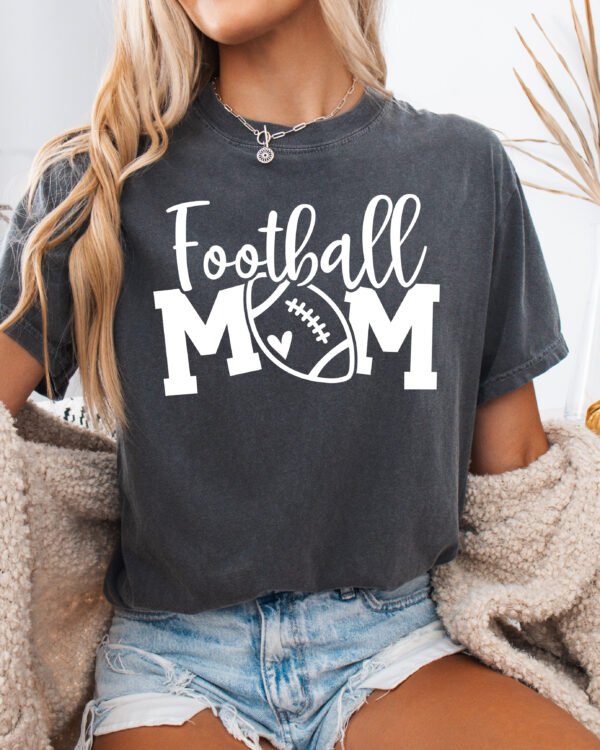 Football Mom Shirt Comfort Colors Tee