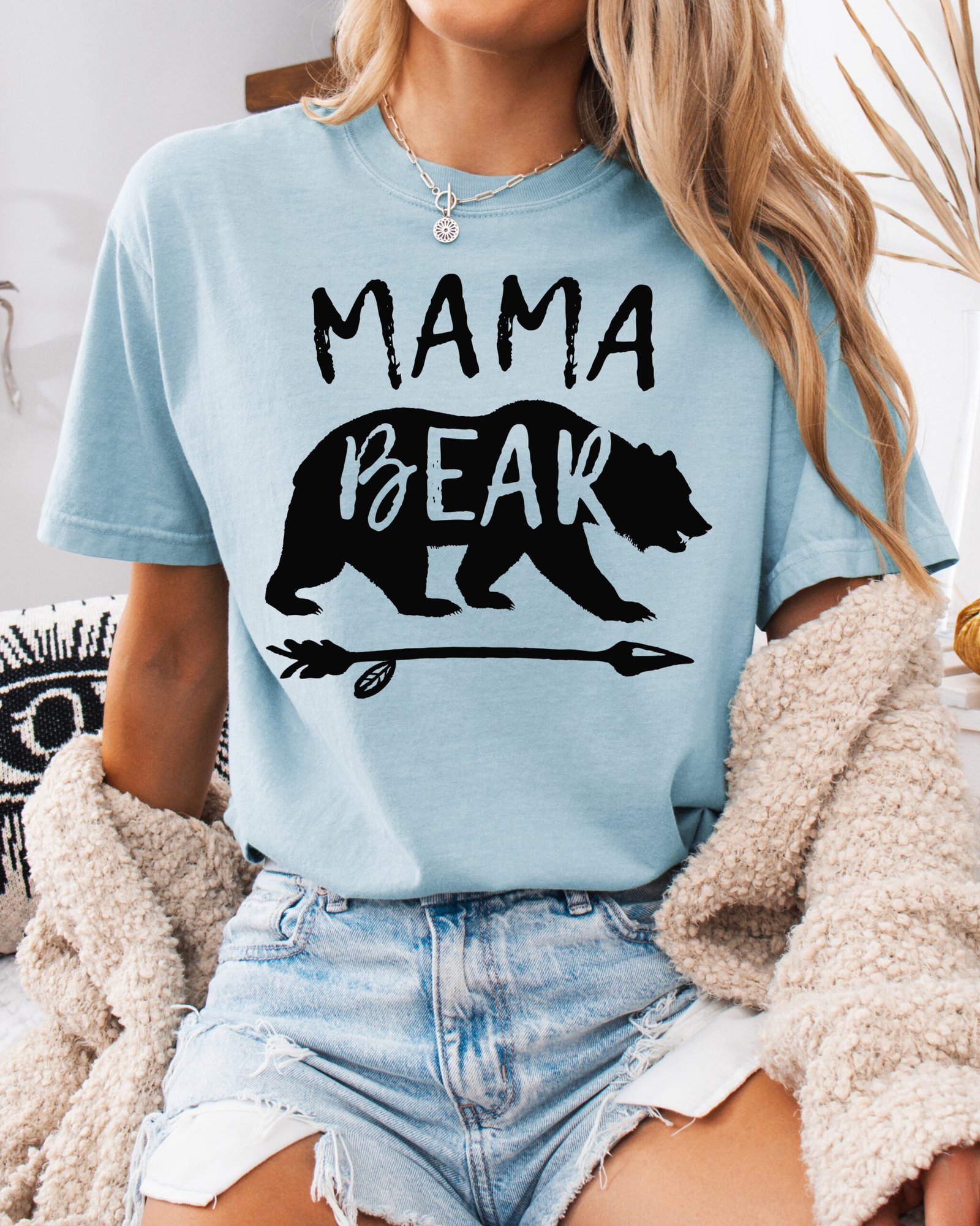 Mama Bear Mom Shirt Comfort Colors Tee - Image 6
