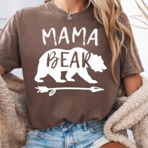 Mama Bear Mom Shirt Comfort Colors Tee