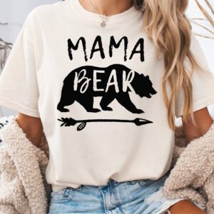 Mama Bear Mom Shirt Comfort Colors Tee - Image 5