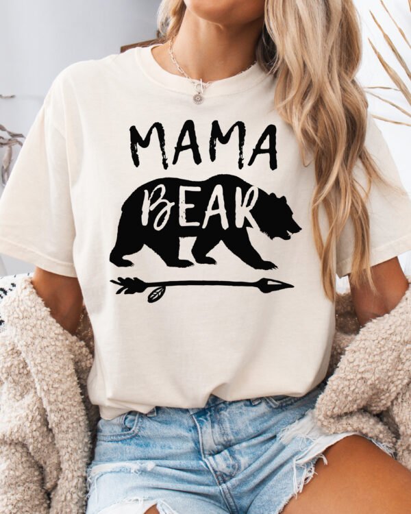 Mama Bear Mom Shirt Comfort Colors Tee
