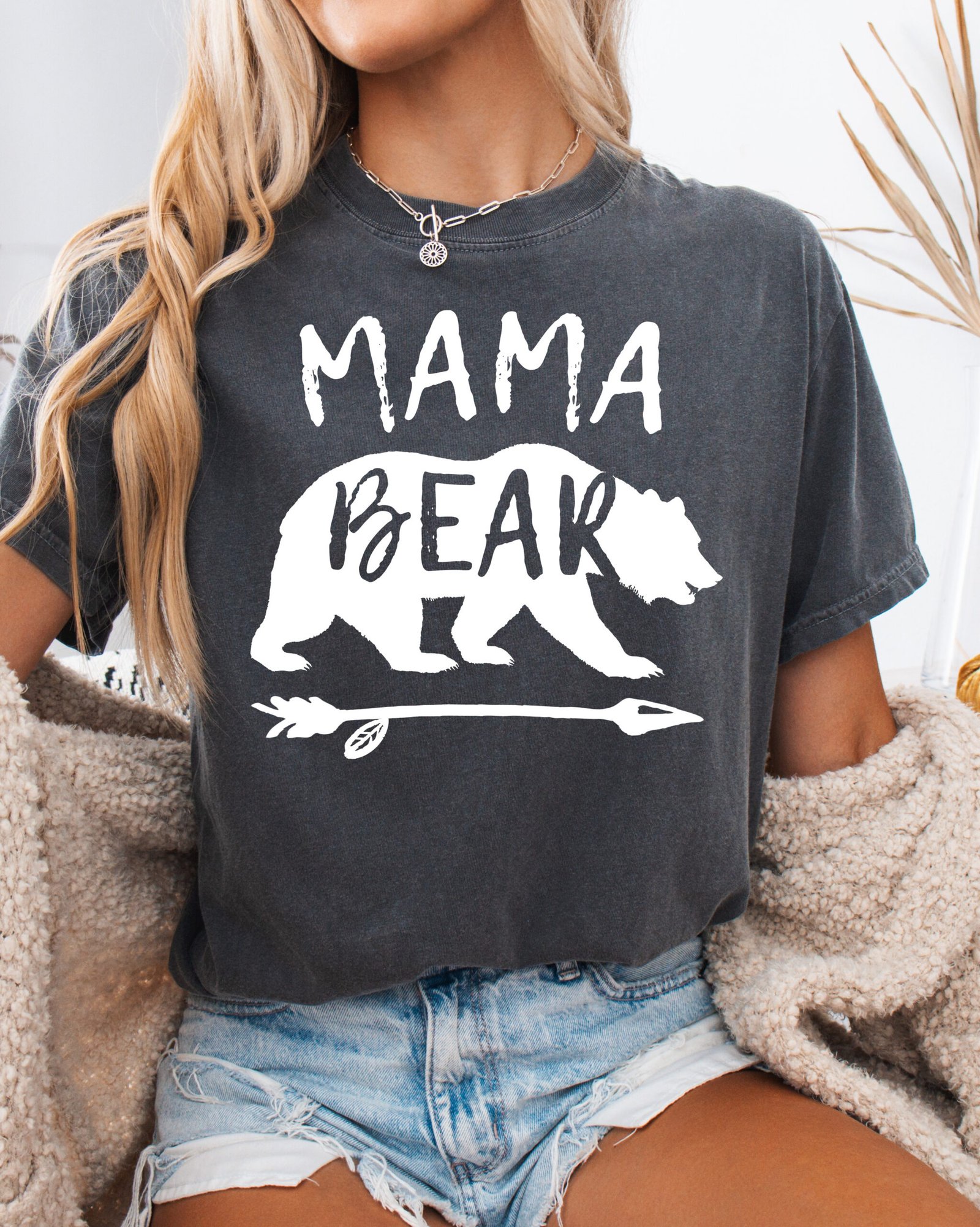 Mama Bear Mom Shirt Comfort Colors Tee - Image 4