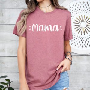 Cute Mom Shirt Stylish Crew Neck Tee