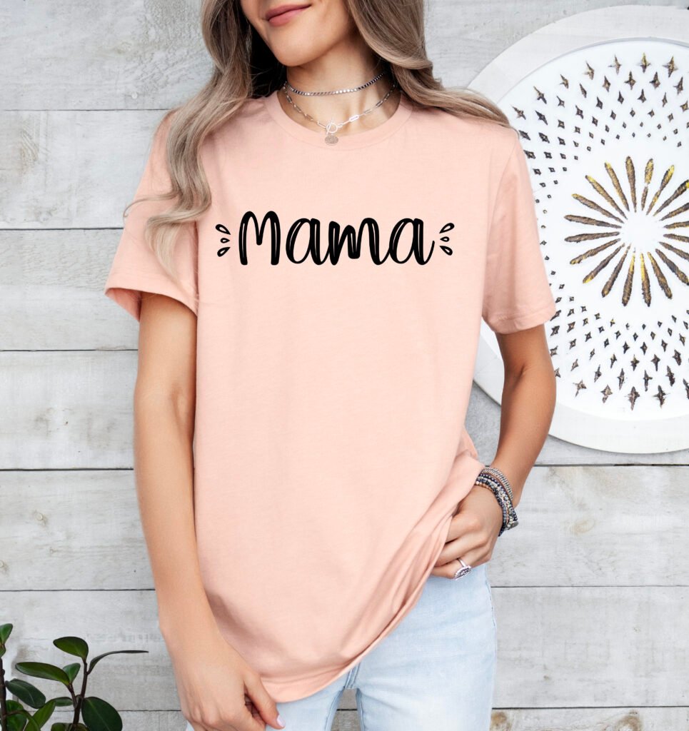 Cute Mom Shirt Stylish Crew Neck Tee