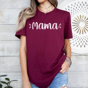 Cute Mom Shirt Stylish Crew Neck Tee - Image 4