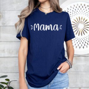 Cute Mom Shirt Stylish Crew Neck Tee - Image 8