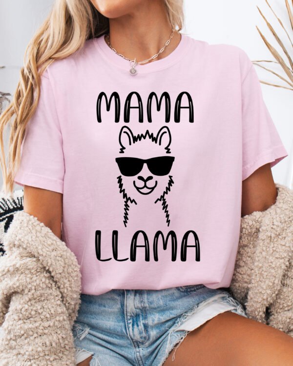 Mama Llama Mom Shirt Comfort Colors Tee