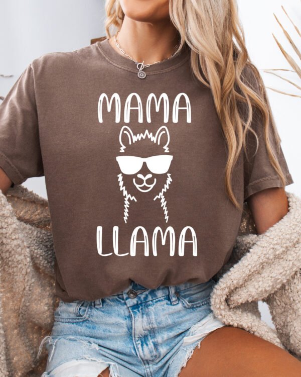 Mama Llama Mom Shirt Comfort Colors Tee