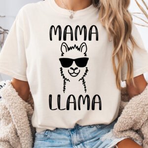 Mama Llama Mom Shirt Comfort Colors Tee