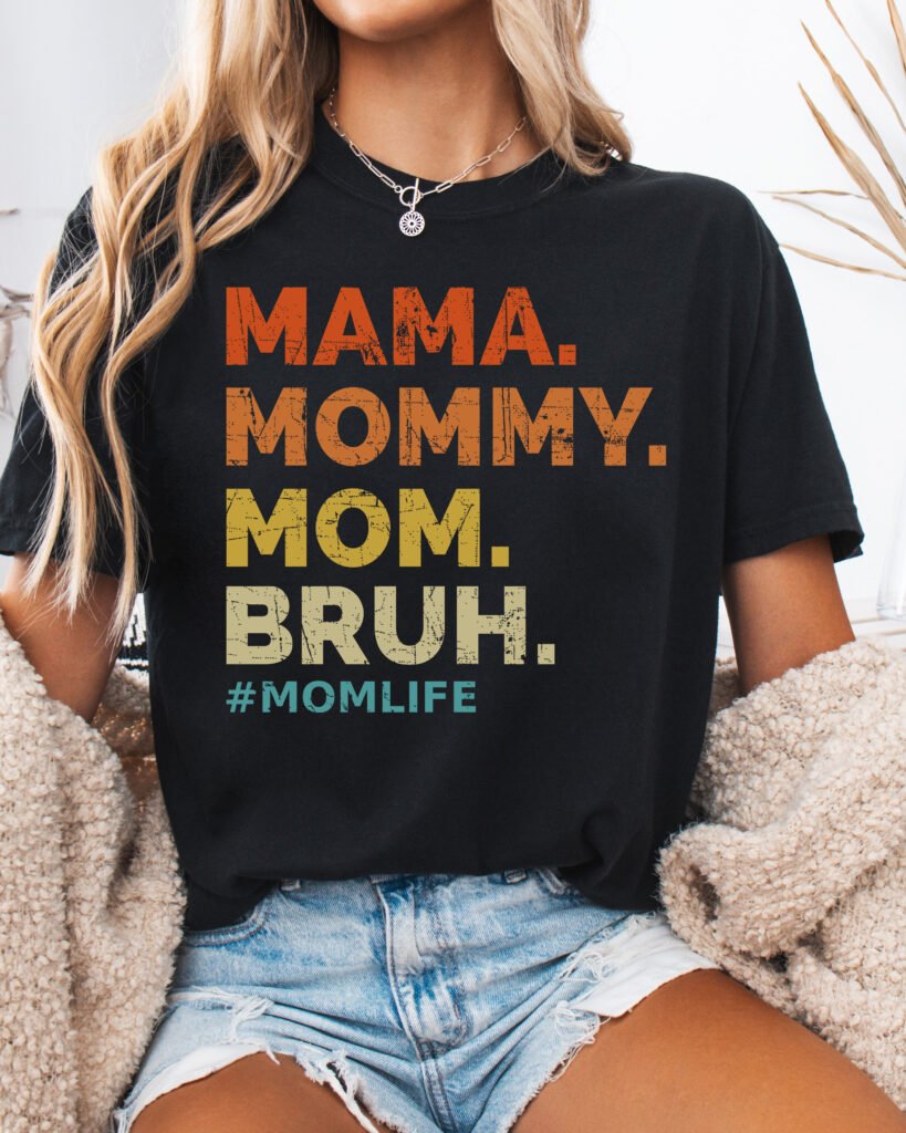 Mom of Boys Shirt Mom Life Comfort Colors Tee