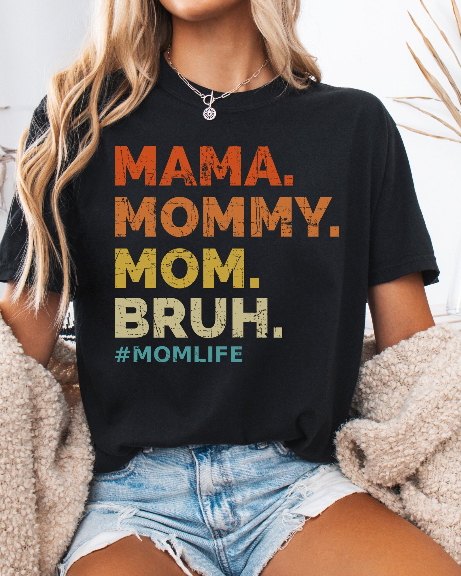 Mom of Boys Shirt Mom Life Comfort Colors Tee - Image 1