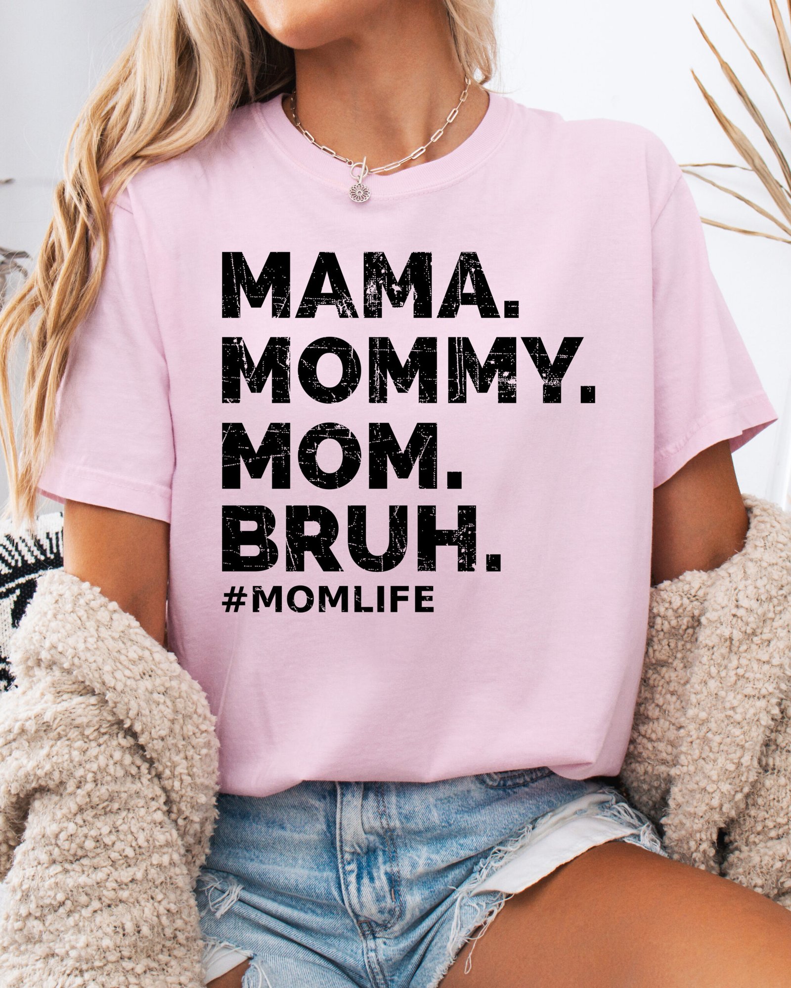 Mom of Boys Shirt Mom Life Comfort Colors Tee - Image 8