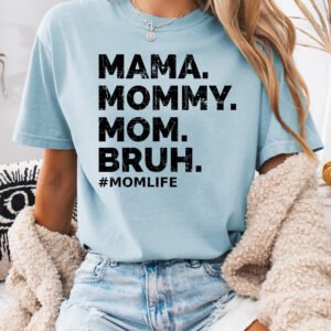 Mom of Boys Shirt Mom Life Comfort Colors Tee - Image 7