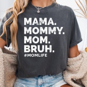 Mom of Boys Shirt Mom Life Comfort Colors Tee - Image 4
