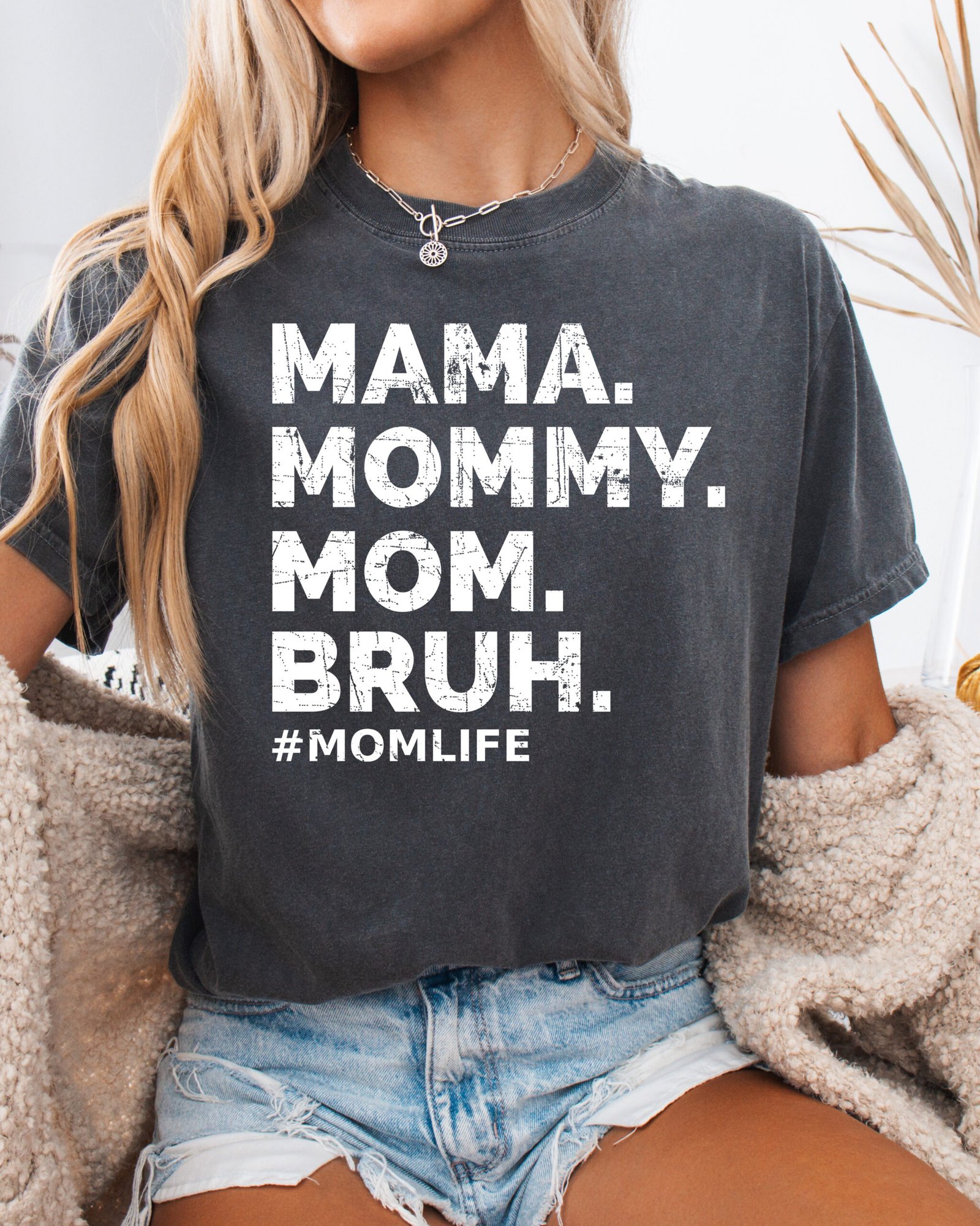 Mom of Boys Shirt Mom Life Comfort Colors Tee - Image 4
