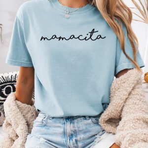 Mamacita Mom Shirt Comfort Colors Tee - Image 5