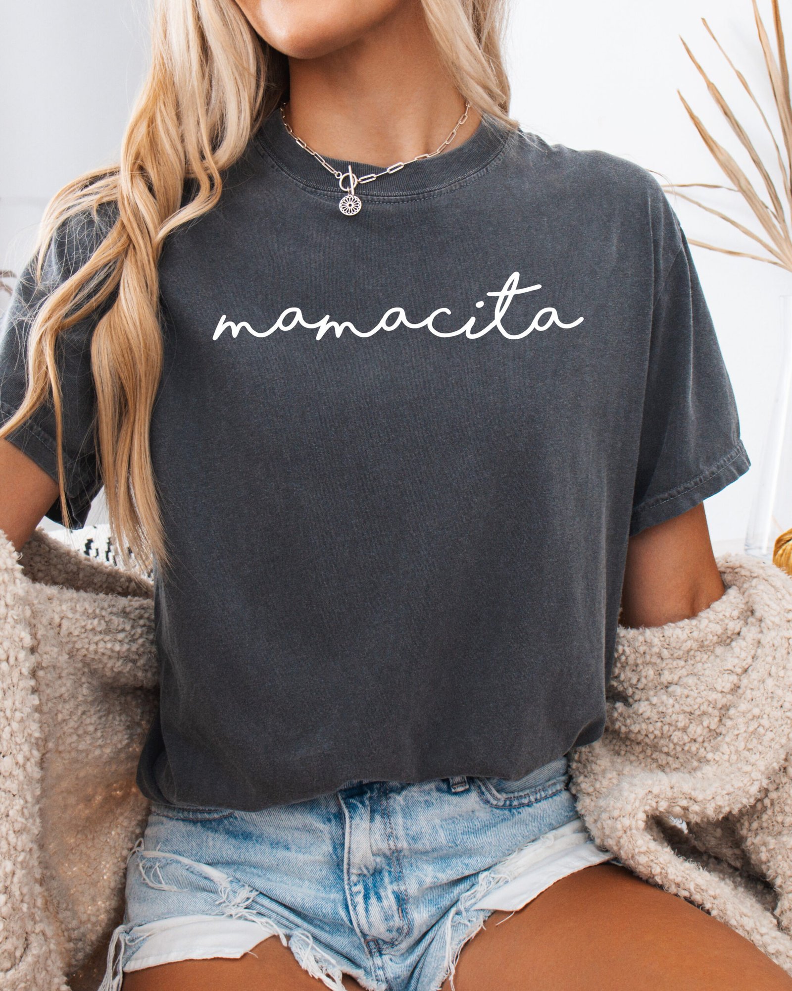 Mamacita Mom Shirt Comfort Colors Tee - Image 4