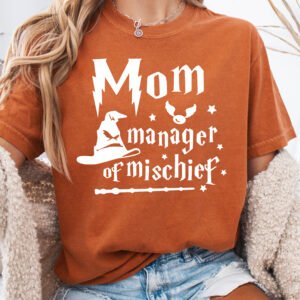 Mom Manage of Mischief Mom Shirt Comfort Colors Tee - Image 8