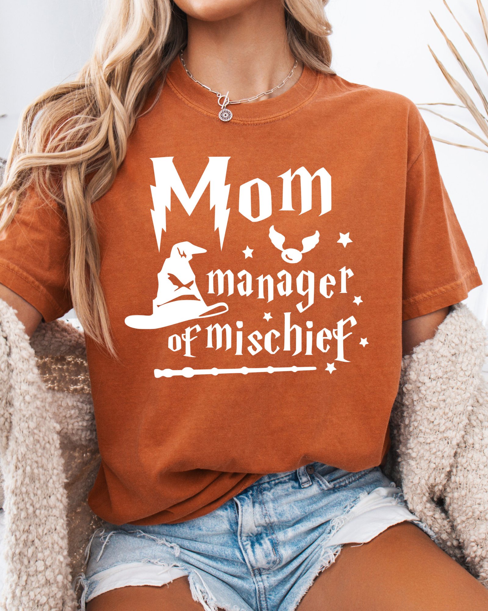 Mom Manage of Mischief Mom Shirt Comfort Colors Tee - Image 8