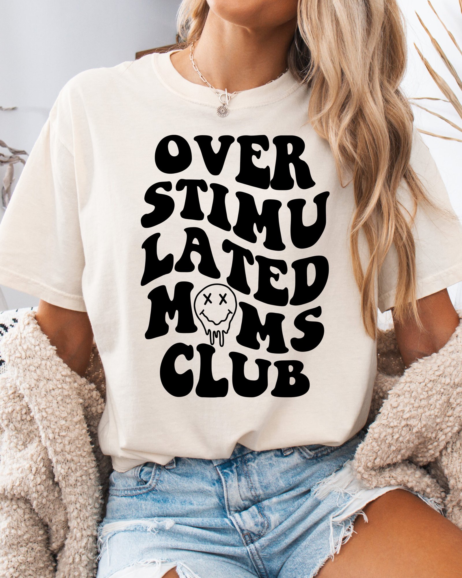 Retro Overstimulated Mom