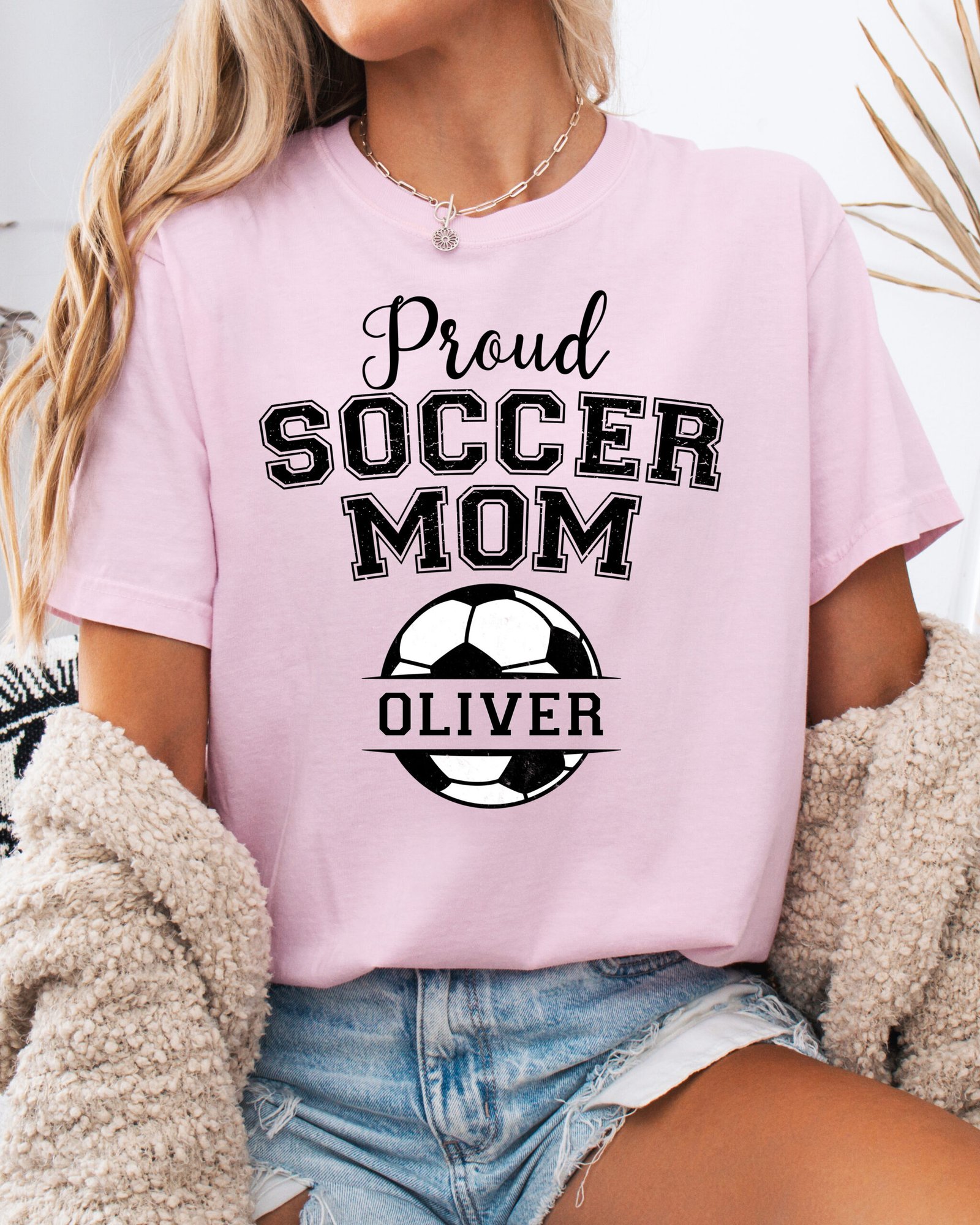 Personalized Custom Proud Soccer Mom Shirt Comfort Colors Tee - Image 6