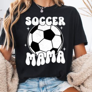 Retro Soccer Mama Soccer Mom Shirt Comfort Colors Tee - Image 5