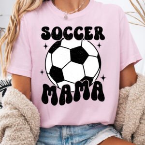 Retro Soccer Mama Soccer Mom Shirt Comfort Colors Tee - Image 7