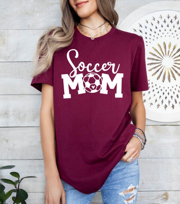 Soccer Mom Shirt Stylish Crew Neck Tee