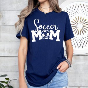 Soccer Mom Shirt Stylish Crew Neck Tee