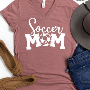 Soccer Mom Shirt V-Neck - Image 6