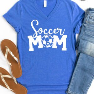 Soccer Mom Shirt V-Neck - Image 5