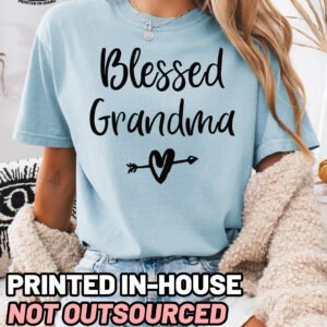 Blessed Grandma Shirt Comfort Colors Tee - Image 7