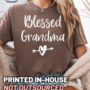 Blessed Grandma Shirt Comfort Colors Tee - Image 4