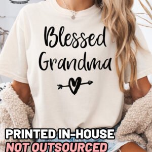 Blessed Grandma Shirt Comfort Colors Tee - Image 5