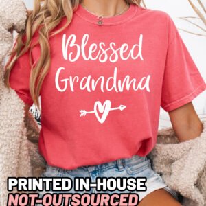 Blessed Grandma Shirt Comfort Colors Tee - Image 9