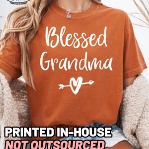Blessed Grandma Shirt Comfort Colors Tee - Image 10