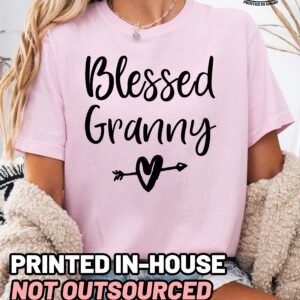 Blessed Granny Shirt Comfort Colors Grandma Tee - Image 8