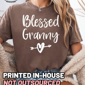 Blessed Granny Shirt Comfort Colors Grandma Tee - Image 4