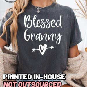 Blessed Granny Shirt Comfort Colors Grandma Tee