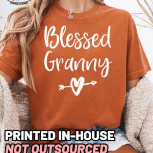 Blessed Granny Shirt Comfort Colors Grandma Tee - Image 10