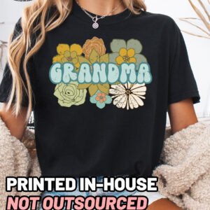 BOHO Retro Grandma Shirt Comfort Colors Tee - Image 4
