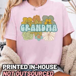 BOHO Retro Grandma Shirt Comfort Colors Tee - Image 6
