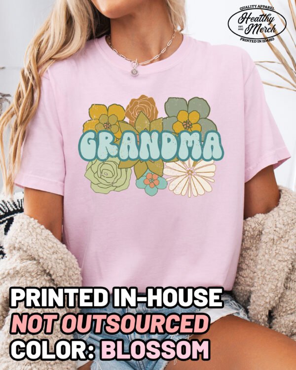 BOHO Retro Grandma Shirt Comfort Colors Tee