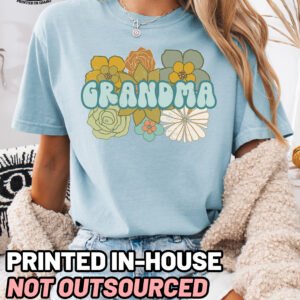 BOHO Retro Grandma Shirt Comfort Colors Tee - Image 5
