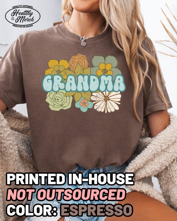 BOHO Retro Grandma Shirt Comfort Colors Tee