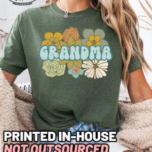 BOHO Retro Grandma Shirt Comfort Colors Tee - Image 9