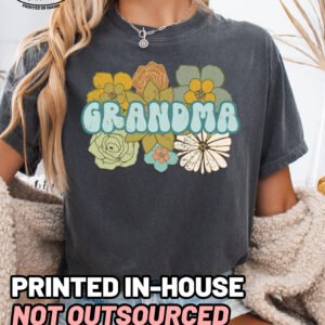 BOHO Retro Grandma Shirt Comfort Colors Tee
